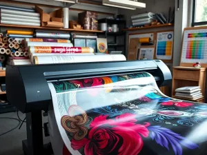 Druk wielkoformatowy na foliach, płytach i tkaninach – przegląd możliwości